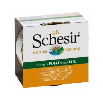 Schesir Dog σε Ζελέ με Κοτόπουλο & Αλόη 6x150g Schesir Dog - 1