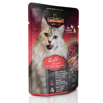 Leonardo Adult pouche Beef & Veg 85g Leonardo Cat Υγρή Τροφή - 1