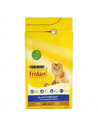 Friskies Adult Sterilised με Γαλοπούλα και Λαχανικά 1,5kg