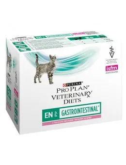 Pro Plan Veterinary Diets EN St/Ox Gastrointestinal Σολομό 10x85gr Pro Plan Veterinary Diets Feline Wet - 1