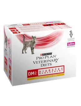Pro Plan Veterinary Diets DM St/Ox Diabetes Management Κοτόπουλο 10x85gr Pro Plan Veterinary Diets Feline Wet - 1