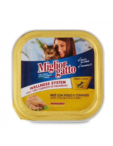 Miglior Gatto κεσεδάκι Πατέ με Κοτόπουλο & Κουνέλι 100g