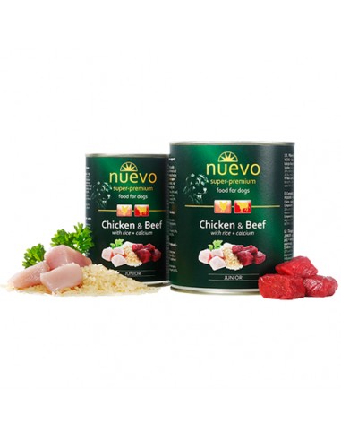 Nuevo Junior Κοτόπουλο & Μοσχάρι 400gr Nuevo Junior Κοτόπουλο & Μοσχάρι 400gr