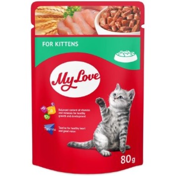 MY LOVE KITTEN σε σάλτσα 80gr My Love - 1