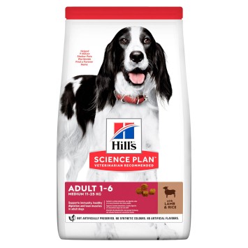 HILL'S SCIENCE PLAN Adult Medium Breed με Αρνί & Ρύζι 14kg Hill's Science Plan Canine - 1