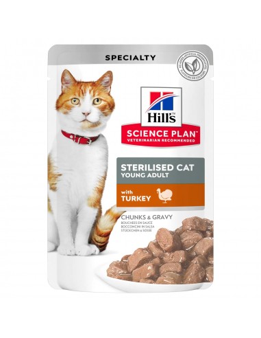 HILL'S Science Plan Adult Sterilised Γαλοπούλα 85g HILL'S Science Plan Adult Sterilised Γαλοπούλα 85g