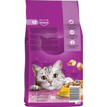 WHISKAS® Adult Πλήρης Ξηρή Τροφή Γάτας με Κοτόπουλο 14kg Whiskas - 4