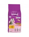WHISKAS® Junior Πλήρης Ξηρή Τροφή Γάτας Γεμιστές Κροκέτες Κοτόπουλο και Γάλα 14kg