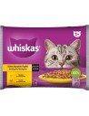 WHISKAS ® Φακελάκι Adult Πλήρης Υγρή Τροφή Γάτας Επιλεγμένα Πουλερικά σε Σάλτσα 4x85g Whiskas - 1
