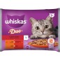 WHISKAS® DUO Adult Πλήρης Υγρή Τροφή Γάτας Κλασικοί Συνδυασμοί σε Ζελέ Φακελάκι 4x85g WHISKAS® DUO Adult Πλήρης Υγρή Τροφή Γάτας Κλασικοί Συνδυασμοί σε Ζελέ Φακελάκι 4x85g