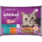 WHISKAS® DUO Adult Πλήρης Υγρή Τροφή Γάτας Στεριά & Θάλασσα σε Ζελέ Φακελάκι 4x85g WHISKAS® DUO Adult Πλήρης Υγρή Τροφή Γάτας Στεριά & Θάλασσα σε Ζελέ Φακελάκι 4x85g