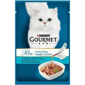 Gourmet Perle Φιλετάκια ''Θριαμβος'' της Σάλτσας σε σάλτσα με Τόνο 85g Purina Gourmet - 1