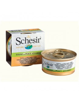 Schesir Cat Broth Τόνος Με Ψάρια Ωκεανού 70g Schesir - 1