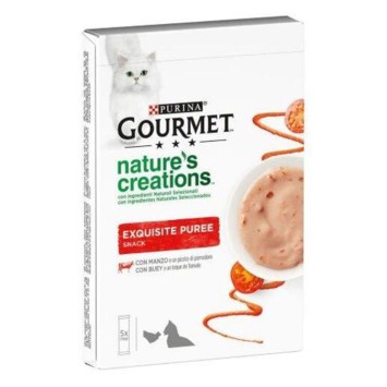 Gourmet  Nature's Creations Puree με Βοδινό και Τομάτα 5x10gr Purina Gourmet - 1