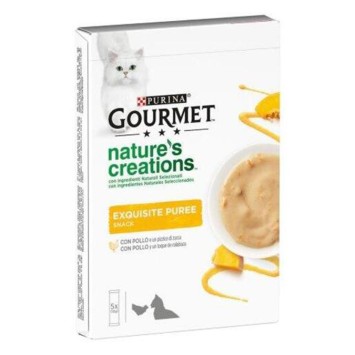 Gourmet Nature's Creations Puree Με Κοτόπουλο & Κολοκύθα 5x10gr Purina Gourmet - 1