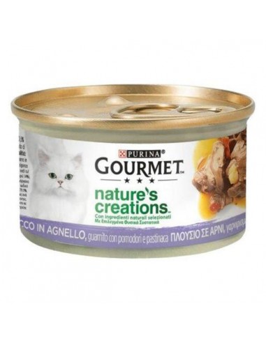 Purina Gourmet Nature's Creations Αρνί Γαρνιρισμένο με Ντομάτες & ΄Άγριο Καρότο 85gr Purina Gourmet Nature's Creations Αρνί Γαρνιρισμένο με Ντομάτες & ΄Άγριο Καρότο 85gr
