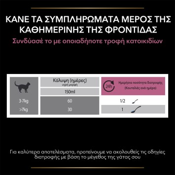 Purina Pro Plan Cat Skin & Coat+ Συμπλήρωμα Διατροφής σε Έλαιο 150ml Pro Plan Veterinary Diets Feline Dry - 2