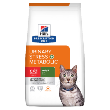 Hills Prescription Diet feline c/d Multicare Stress + Metabolic Τροφή για Γάτες 3kg Hill's Prescription Diet Feline - 3