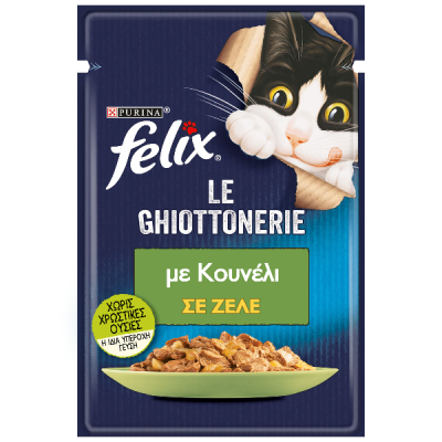 Felix με Κουνέλι σε Ζελέ 85g Purina Felix - 1