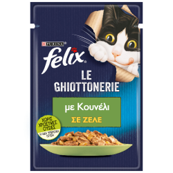 Felix με Κουνέλι σε Ζελέ 85g Purina Felix - 1