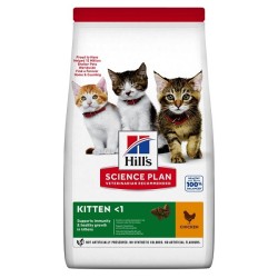 HILL'S Science Plan Kitten with chicken 1kg + 500g Δώρο Hill's Science Plan Feline - 1