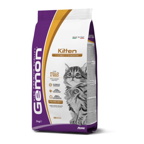 Gemon Cat Kitten Κοτόπουλο & Ρύζι 2kg Gemon Cat - 1