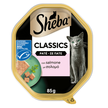 Sheba Δισκάκι Πατέ με Σολομό 85g Sheba - 1