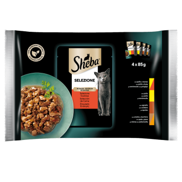 Sheba Επιλεγμένα Κρεατικά Multipack 4x85g Sheba - 1
