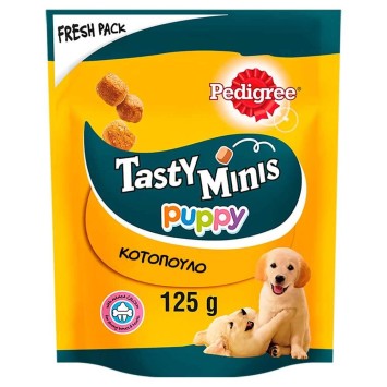 Pedigree Tasty Minis Junior με Κοτόπουλο 125g Pedigree Snacks - 1