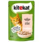 Kitekat® Adult Πλήρης Υγρή Τροφή Γάτας Σολομό σε Σάλτσα Φακελάκι 85g Kitekat® Adult Πλήρης Υγρή Τροφή Γάτας Σολομό σε Σάλτσα Φακελάκι 85g