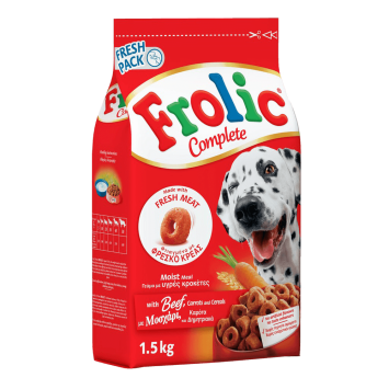 Frolic με Μοσχάρι, Καρότα & Δημητριακά 1,5kg Frolic - 1