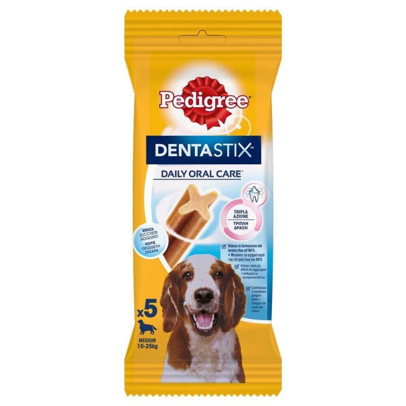 Pedigree® Dentastix™ Medium Οδοντική Φροντίδα Σκύλου (5 τμχ) 128g Pedigree® Dentastix™ Medium Οδοντική Φροντίδα Σκύλου (5 τμχ) 128g