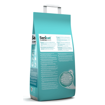 Sanicat Clumping White Cotton Fresh 8lt +2 lt Δώρο Sanicat - 1