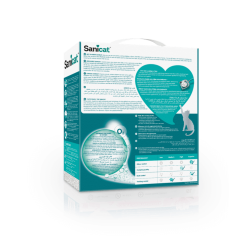 Sanicat Active White Ultra Clumping Fragrance Free 10lt(Box) Sanicat - 2