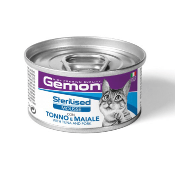 Gemon Cat Mousse Sterilised Tuna & Pork  85g Gemon - 1