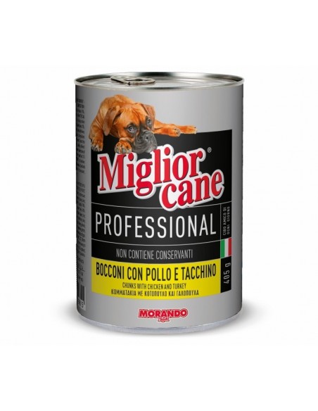 Miglior cane Professional Κομματάκια Με Κοτόπουλο & Γαλοπούλα 1250g
