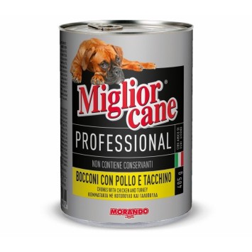 Miglior cane Professional Κομματάκια Με Κοτόπουλο & Γαλοπούλα 1250g Miglior Cane - 2