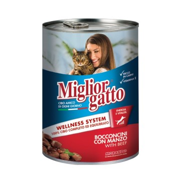 Miglior Gatto μπουκιές με Μοσχάρι 400g Miglior Gatto - 1