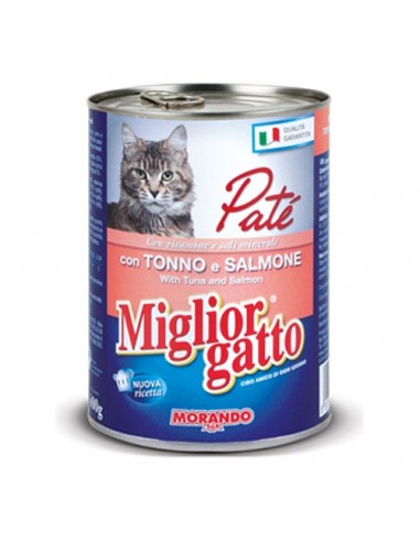Miglior Gatto Πατέ με Σολομό 400g Miglior Gatto Πατέ με Σολομό 400g