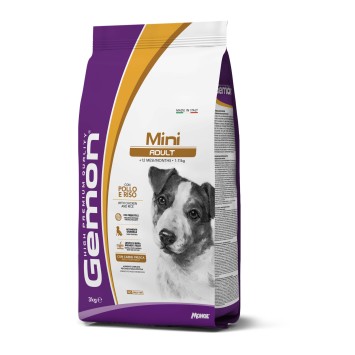 Gemon Adult Mini για Σκύλους με Κοτόπουλο & Ρύζι 3kg Gemon - 1