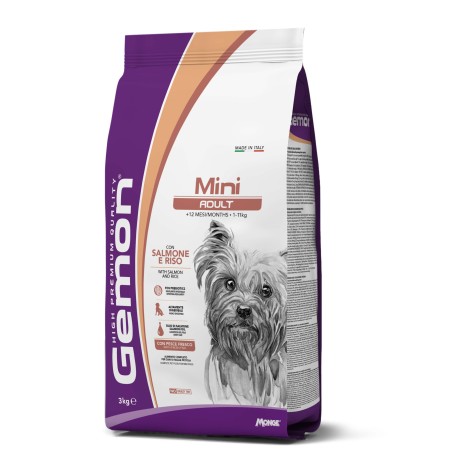 Gemon Adult Mini για Σκύλους με Σολομό & Ρύζι 3kg Gemon - 1