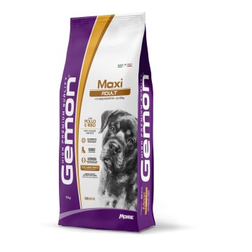 Gemon Adult Maxi για Σκύλους με Κοτόπουλο & Ρύζι 13+2kg δώρο Gemon - 1