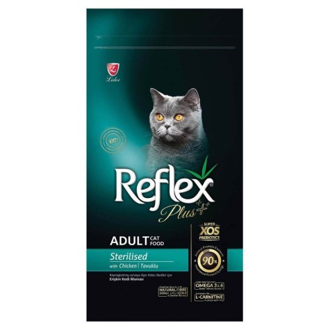 Reflex Plus Cat Adult Sterilised Chicken 15kg  - 1