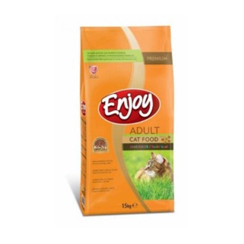 Enjoy Adult Cat Multicolor Κοτόπουλο 15kg  - 1