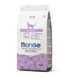 Monge Natural Supepremium Sterilized Adult για Γάτες με Κοτόπουλο 1.5kg  - 1