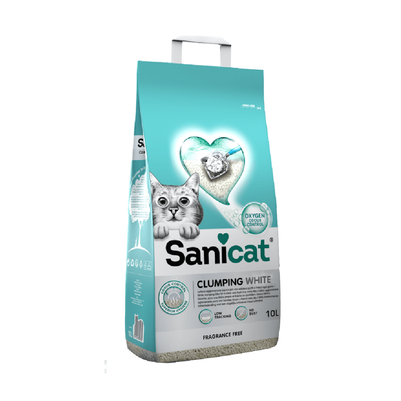 Sanicat Clumping White Χωρίς άρωμα 10lt