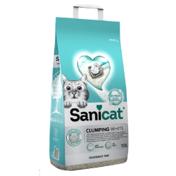 Sanicat Clumping White Χωρίς άρωμα 8lt +2 lt Δώρο Sanicat - 2