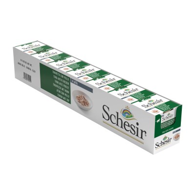 Schesir Cat Jelly με Τόνο και Κοτόπουλο σε Ζελέ 85g 5+1 Δώρο