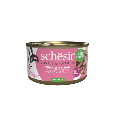 Schesir Cat Jelly Complete and Balanced Tuna and Ham 85g Schesir - 1
