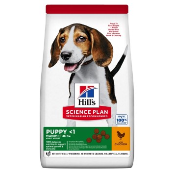 Hills Science Plan Puppy Medium Chicken 10Kg+4Kg Δώρο Hill's Science Plan Canine - 1